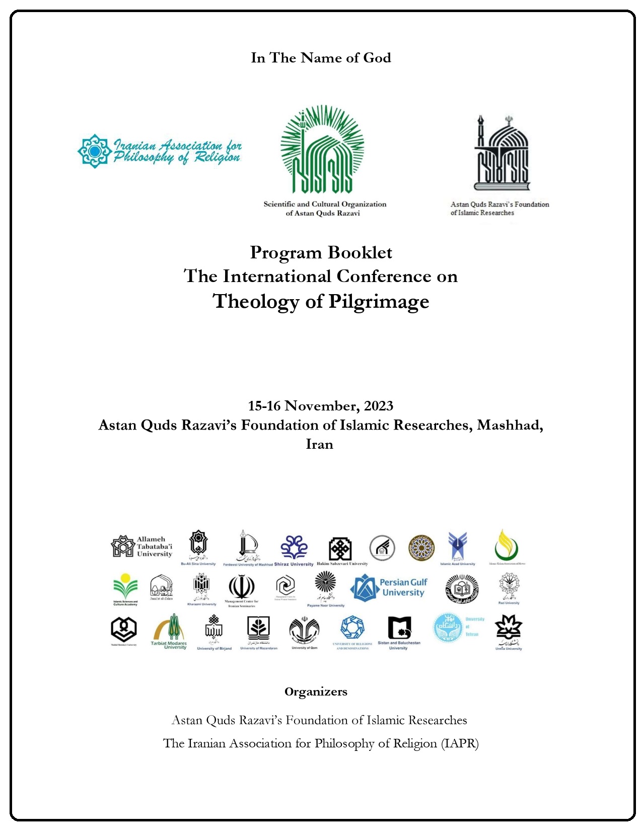 Conference Program Published